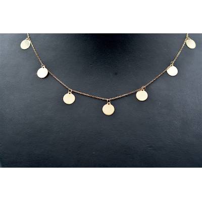 LANT SI MULTIPLE PANDANTE IN FORMA DE BANUTI AUR GALBEN 14K_124796