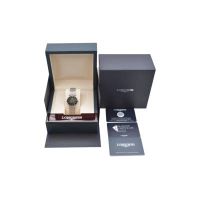 LONGINES LE GRANDE CLASSIQUE 29MM OMBRE DIAMOND DIAL FULL SET 2025 STICKERS REF: L4.512.4.92.6