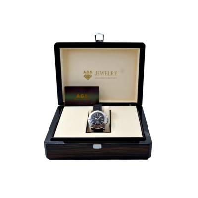 BAUME & MERCIER CAPELAND 41MM STAINLESS STEEL BLACK DIAL AUTOMATIC REF: 65353