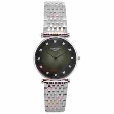 LONGINES LE GRANDE CLASSIQUE 29MM OMBRE DIAMOND DIAL FULL SET 2025 STICKERS REF: L4.512.4.92.6