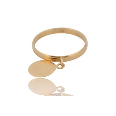 INEL CU PANDANT BANUT DIN AUR GALBEN 14K_128283