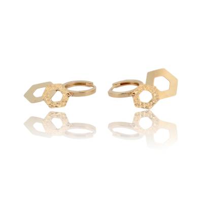 CERCEI LUNGI DIN AUR GALBEN 14K_127907