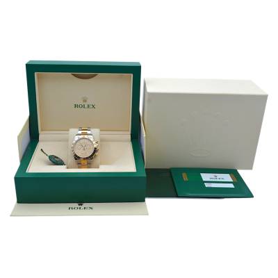 ROLEX DAYTONA COSMOGRAPH 40 TWO TONE CHAMPAGNE DIAL BOX+PAPERS 2018 REF: 116503