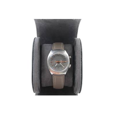 OMEGA CHRONOSTOP GENÈVE 35 X 39 STAINLESS STEEL GRAY DIAL MANUAL WINDING REF: 145.010