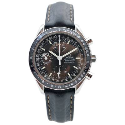 OMEGA SPEEDMASTER TRIPLE DATE CALENDAR 39 STEEL BLACK DIAL PAPERS ONLY 2004 REF: 3820.50.26/1750084