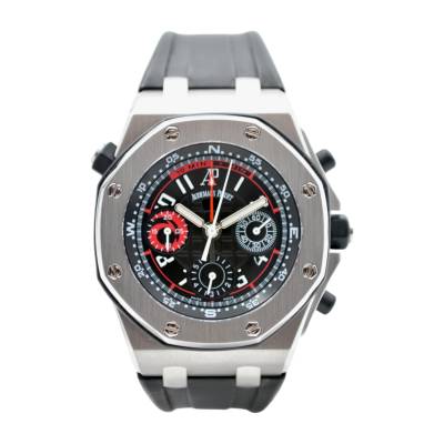 AUDEMARS PIGUET ROYAL OAK OFFSHORE ALINGHI POLARIS 44MM AUTOMATIC STEEL BLACK DIAL RUBBER STRAP LIMITED ED. REF: 26040ST.OO.D00CA.01