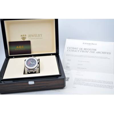 AUDEMARS PIGUET ROYAL OAK OFFSHORE ALINGHI POLARIS 44MM AUTOMATIC STEEL BLACK DIAL RUBBER STRAP LIMITED ED. REF: 26040ST.OO.D00CA.01