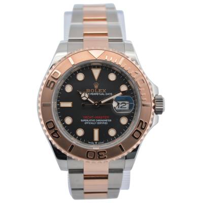 ROLEX YACHT MASTER 40 EVEROSE&STEEL BLACK DIAL FULL SET 2022 REF: 126621