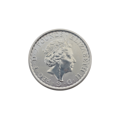MONEDA DE ARGINT 1 UNCIE (OZ) PURITATE 999 QUEEN ELIZABETH II BRITANIA 2023
