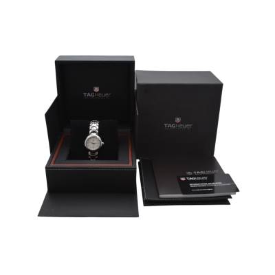 TAG HEUER LINK LADY 29MM SILVER ROMAN DIAL BOX+PAPERS 2013 QUARTZ REF: WAT1416.BA0954