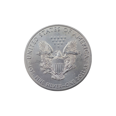 MONEDA DE ARGINT 1 UNCIE (OZ) PURITATE 999 ONE DOLLAR USA LIBERTY IN GOD WE TRUST 2015