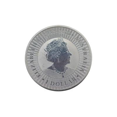 MONEDA DE ARGINT 1 UNCIE (OZ) PURITATE 999 QUEEN ELIZABETH II AUSTRALIA KANGAROO 2023