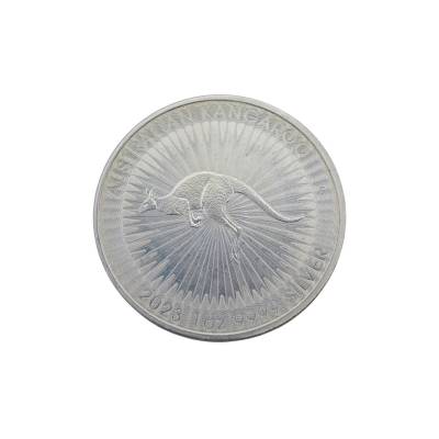 MONEDA DE ARGINT 1 UNCIE (OZ) PURITATE 999 QUEEN ELIZABETH II AUSTRALIA KANGAROO 2023