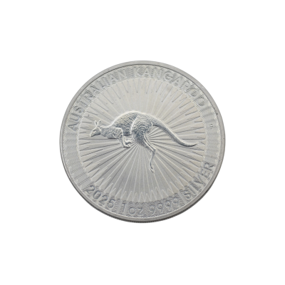 MONEDA DE ARGINT 1 UNCIE (OZ) PURITATE 999 1 DOLLAR CHARLES III AUSTRALIA KANGAROO 2025