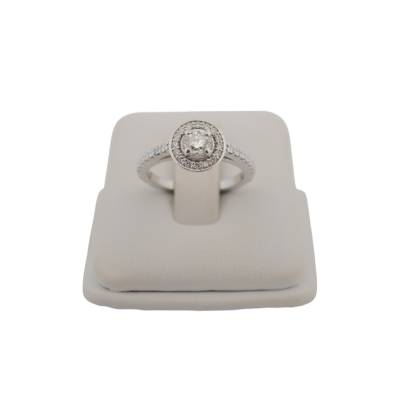 INEL DE LOGODNA DIN PLATINA PT950 CU DIAMANTE NATURALE_119720 