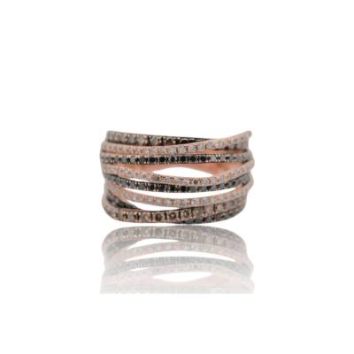 INEL DIN AUR ROZ 14K CU DIAMANTE NATURALE_119983