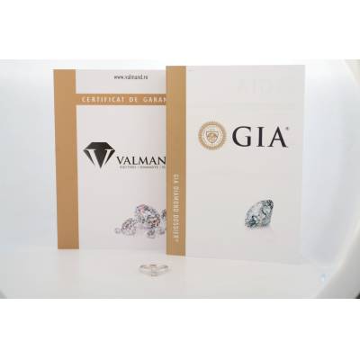 INEL DE LOGODNA DIN AUR ALB 14K CU DIAMANT NATURAL_119771