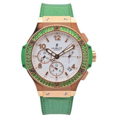 HUBLOT BIG BANG TUTTI FRUTTI 41 ROSE GOLD WHITE ARABIC DIAL AUTOMATIC REF: 341.PG.2010.LR.1922