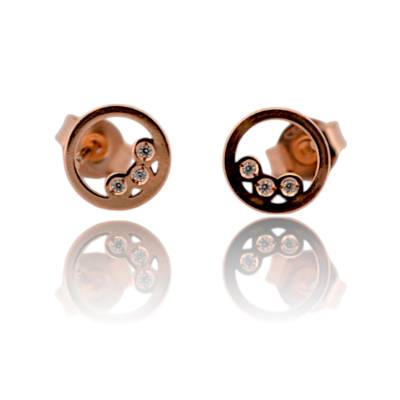 CERCEI AUR ROZ 14K_127131