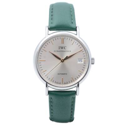 IWC PORTOFINO 34 STAINLESS STEEL SILVER DIAL AUTOMATIC REF: IW356404