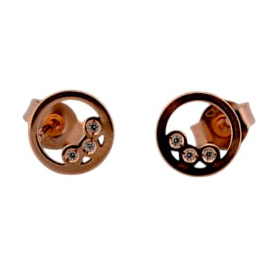 CERCEI AUR ROZ 14K_127131