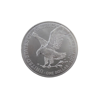 MONEDA DE ARGINT 1 UNCIE (OZ) PURITATE 999 ONE DOLLAR USA LIBERTY IN GOD WE TRUST 2024