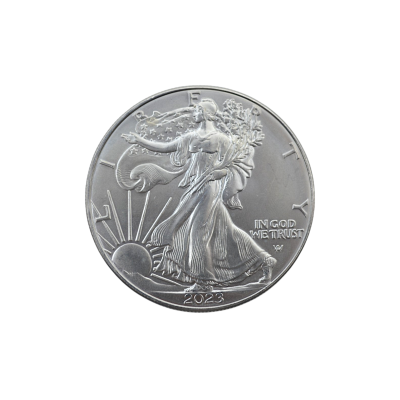 MONEDA DE ARGINT 1 UNCIE (OZ) PURITATE 999 ONE DOLLAR USA LIBERTY IN GOD WE TRUST 2023