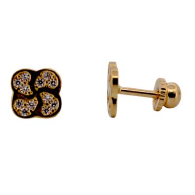 CERCEI CU SURUB DIN AUR GALBEN 14K_126787