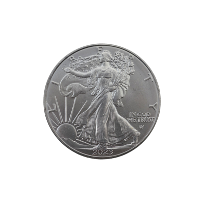 MONEDA DE ARGINT 1 UNCIE (OZ) PURITATE 999 ONE DOLLAR USA LIBERTY IN GOD WE TRUST 2023