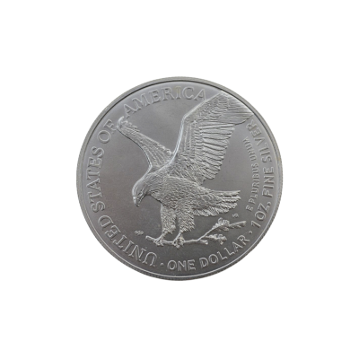 MONEDA DE ARGINT 1 UNCIE (OZ) PURITATE 999 ONE DOLLAR USA LIBERTY IN GOD WE TRUST 2024