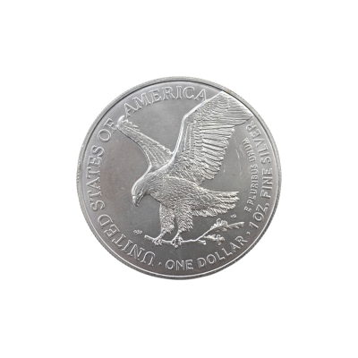 MONEDA DE ARGINT 1 UNCIE (OZ) PURITATE 999 ONE DOLLAR USA LIBERTY IN GOD WE TRUST 2024
