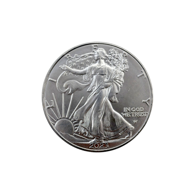 MONEDA DE ARGINT 1 UNCIE (OZ) PURITATE 999 ONE DOLLAR USA LIBERTY IN GOD WE TRUST 2023