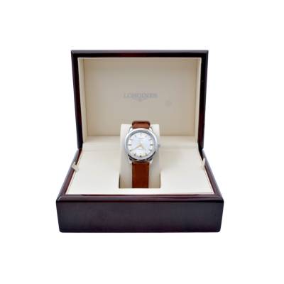 LONGINES CONQUEST HERITAGE 38 STAINLESS STEEL SILVER DIAL BOX+PAPERS 2025 AUTOMATIC REF: L1.649.4.72.2