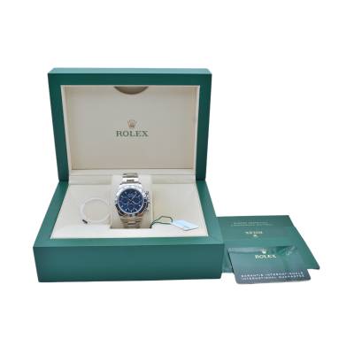ROLEX DAYTONA COSMOGRAPH 40 WHITE GOLD BLUE DIAL AUTOMATIC BOX+PAPERS 2023 REF: 116509