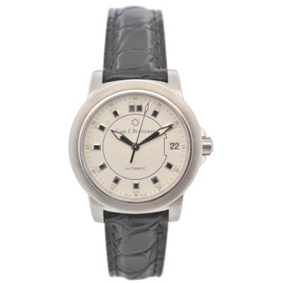 CARL F. BUCHERER PATRAVI LADIES 34MM STAINLESS STEEL BOX+PAPERS 2015 AUTOMATIC REF: 00.10622.08.23.01