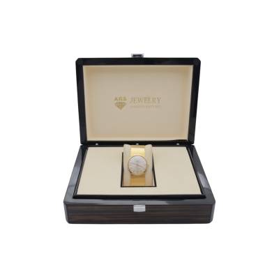 PATEK PHILIPPE CALATRAVA 33MM FULL YELLOW GOLD SILVER DIAL MANUAL WINDING REF: 3537