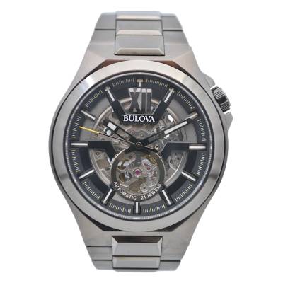 BULOVA MAQUINA CLASSIC 46MM PVD STEEL SKELETONIZED AUTOMATIC BOX+PAPERS 2024 REF 98A179 