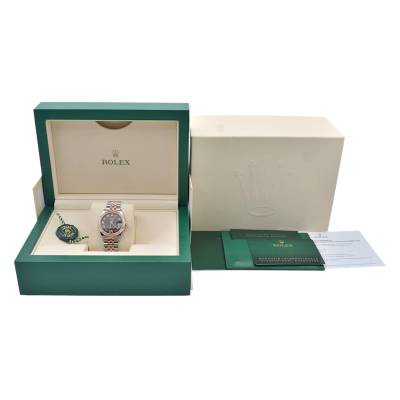 ROLEX DATEJUST 31MM EVEROSE GOLD & STEEL JUBILEE AUTOMATIC BOX+PAPERS 2022 REF 278271