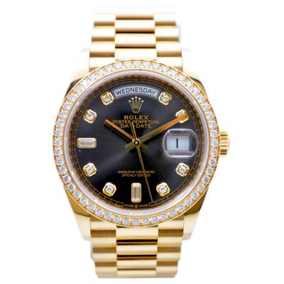 ROLEX DAY-DATE 36MM YELLOW GOLD PRESIDENT BOX+PAPERS 2019 REF: 128348RBR