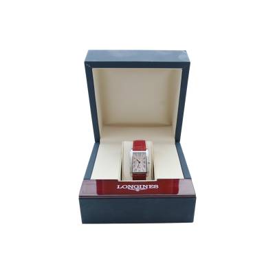 LONGINES DOLCEVITA 23X37 MM QUARTZ STAINLESS STEEL SILVER DIAL ORIGINAL BOX REF: L5.512.4.71.5