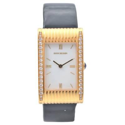 BOUCHERON REFLECT MEDIUM 35X21MM YELLOW GOLD BOX+PAPERS 2022 REF: WA030407
