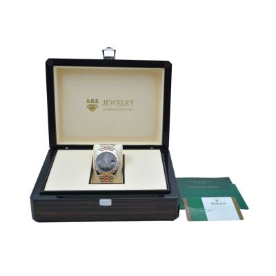 ROLEX DATEJUST WIMBLEDON 41 EVEROSE&STEEL JUBILEE 2019 AUTOMATIC REF: 126331