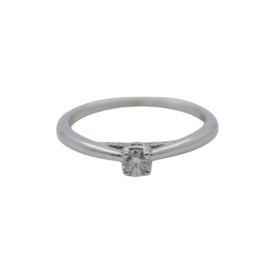 INEL DIN AUR ALB 14K CU DIAMANTE NATURALE
