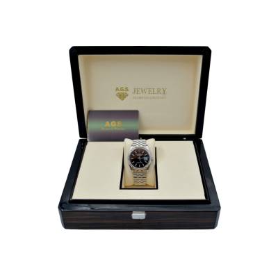 ROLEX DATEJUST 36 STAINLESS STEEL BLACK DIAL JUBILEE 2019 AUTOMATIC REF: 126234