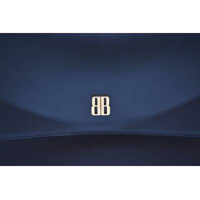 BALENCIAGA NANO MEDIUM TOP HANDLE BAG BLACK LEATHER 