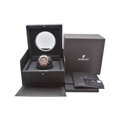 HUBLOT BIG BANG UNICO CHRONOGRAPH 42MM SKELETONIZED TITANIUM AUTOMATIC BOX + PAPERS 2019 REF: 441.NX.1170.RX