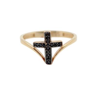 INEL CU MODEL DE CRUCE DIN AUR GALBEN 14K_138355