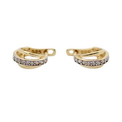 CERCEI AUR GALBEN 14K_138379