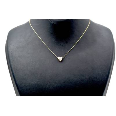 LANT SI PANDANT IN FORMA DE INIMA DIN AUR GALBEN 14K_138378