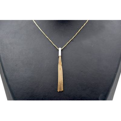 LANT CU PANDANT LUNG DIN AUR 14K_138340